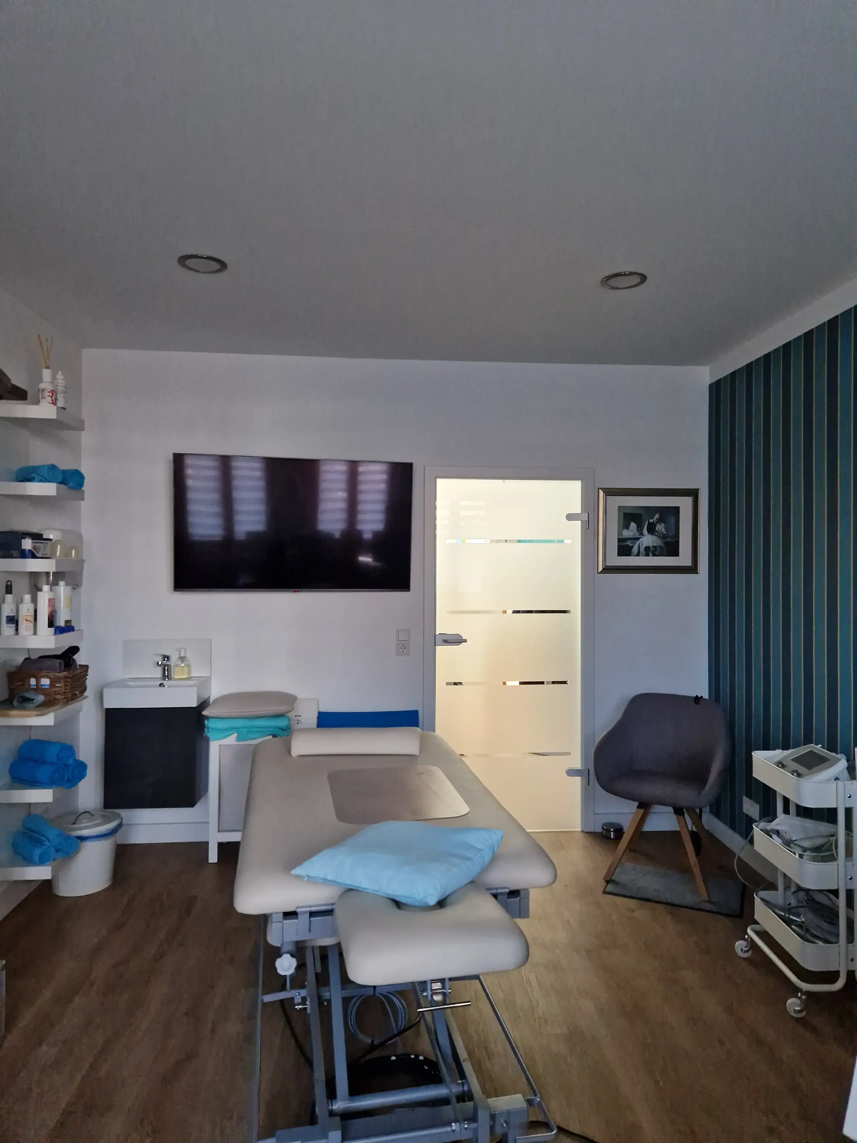 Der Eingang zur Praxis